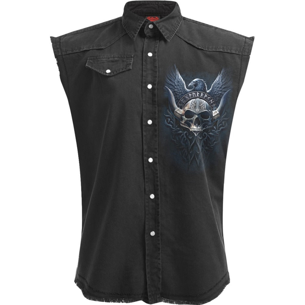 Spiral - Odin'S Warrior Mouwloos werkshirt - Zwart
